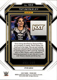 2023 Tatum Paxley Panini Prizm WWE ROOKIE RED 032/299 RC #102 NXT
