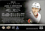 2022-23 Jake Sanderson Upper Deck The Cup ROOKIE THE SHOW RC #SB-SA Ottawa Senators