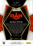 2022 Becky Lynch Panini Select WWE MAROON PREMIER LEVEL 015/149 #177 Monday Night Raw