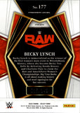 2022 Becky Lynch Panini Select WWE MAROON PREMIER LEVEL 015/149 #177 Monday Night Raw