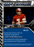 2025 Joe Theismann Leaf Optichrome PURPLE ICE OPTIMUS AUTO 1/1 ONE OF ONE AUTOGRAPH #OA-JT1 Washington Redskins HOF
