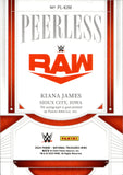 2024 Kiana James Panini National Treasures WWE PEERLESS AUTO 87/99 AUTOGRAPH #PL-KJM Monday Night Raw