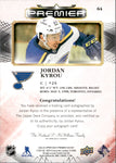 2022-23 Jordan Kyrou Upper Deck Premier AUTO AUTOGRAPH #64 St. Louis Blues