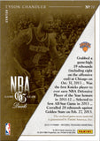 2013-14 Tyson Chandler Panini National Treasures GAME GEAR DUAL PRIME JERSEY PATCH 17/25 New York Knicks #70