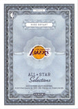 2012-13 Kobe Bryant Panini Select ALL-STAR SELECTIONS #4 Los Angeles Lakers HOF