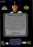 2007 Matt Holliday Upper Deck Black QUAD PATCH AUTO 24/25 AUTOGRAPH RELIC #AU-MH Colorado Rockies