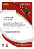 2024 Michael Wilson Panini Immaculate Collection CLEARLY IMMACULATE JUMBO JERSEY 50/99 RELIC #CIJ-MWN Arizona Cardinals