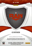 2023 Gunther Panini Chronicles CROWN ROYALE WWE SILHOUETTE MAT AUTO 95/99 AUTOGRAPH RELIC #SL-GUN Monday Night Raw