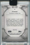 2024 Krrsantan Topps Star Wars Galactic Antiquities 20/25 #34 The Book of Boba Fett