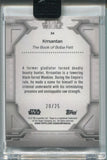 2024 Krrsantan Topps Star Wars Galactic Antiquities 20/25 #34 The Book of Boba Fett