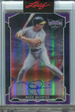 2022 Mark McGwire Leaf Vibrance PURPLE AUTO 2/5 AUTOGRAPH #BA-MM2 Oakland A's