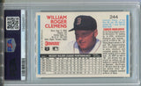 1992 Roger Clemens Donruss PSA 9 #244 Boston Red Sox 4601