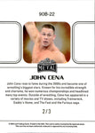 2024 John Cena Leaf Metal Legends '90 WHITE LAVA 2/3 #90B-22 WWE Legend