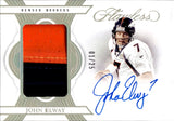 2025 John Elway Pannini Flawless HOLO GOLD PATCH AUTO 01/25 AUTOGRAPH RELIC #PA-JEY Denver Broncos