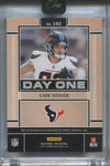 2024 Cade Stover Panini One DAY ONE RED ROOKIE AUTO 38/49 AUTOGRAPH #143 Houston Texans