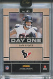 2024 Cade Stover Panini One DAY ONE RED ROOKIE AUTO 38/49 AUTOGRAPH #143 Houston Texans