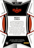 2023 Becky Lynch Panini Chronicles WWE CERTIFIED BLUE 42/99 #211 Monday Night Raw