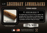 2003 Thurman Munson Donruss Classics LEGENDARY LUMBERJACKS GAME USED BAT 236/400 RELIC #LLJ-22 New York Yankees