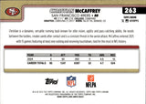 2025 Christian McCaffrey Topps Chrome TEAL REFRACTOR 205/299 #263 San Francisco 49ers