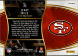 2019 Jerry Rice Panini Select HOLO SILVER SNAPSHOTS #22 San Francisco 49ers HOF