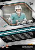 2025 Quinn Ewers Panini Prizm RED SPECKLE ROOKIE RC #307 Miami Dolphins