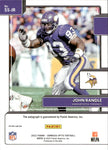 2022 John Randle Donruss Optic SIGNATURES SERIES SILVER AUTO AUTOGRAPH #SS-JR Minnesota Vikings HOF