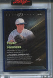 2026 Jacob Lombard Leaf Decadence BLUE FRAMED TRUST THE PROCESS AUTO 4/4 AUTOGRAPH #TP-JL1 Miami Marlins