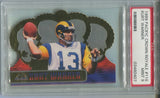 1999 Kurt Warner Pacific Crown Royale ROOKIE DIE CUT RC PSA 9 #116 St. Louis Rams HOF 0407