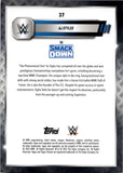 2025 A.J. Styles Topps Chrome GOLD REFRACTOR 43/50 #37 Friday Night Smackdown HOF