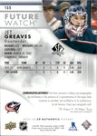 2023-24 Jet Greaves Upper Deck SP Authentic FUTURE WATCH ROOKIE AUTO 313/999 AUTOGRAPH RC #155 Columbus Blue Jackets