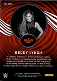 2023 Becky Lynch Panini Chronicles WWE ILLUSIONS RED 023/199 #260 Monday Night Raw