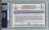2024 Yoshinobu Yamamoto Topps Chrome ROOKIE SEPIA REFRACTOR PSA 8 #18 Los Angeles Dodgers 4281