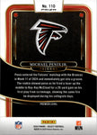 2024 Michael Penix Jr. Panini Select ZEBRA PREMIER LEVEL SP RC #110 Atlanta Falcons