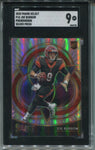 2020 Joe Burrow Panini Select HOLO SILVER ROOKIE PHENOMENON RC SGC 9 #P18 Cincinnati Bengals 0730 *Case Chip*