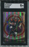 2020 Joe Burrow Panini Select HOLO SILVER ROOKIE PHENOMENON RC SGC 9 #P18 Cincinnati Bengals 0730 *Case Chip*