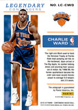 2019-20 Charlie Ward Panini Contenders LEGENDARY SIGNATURES AUTO 020/199 AUTOGRAPH #LC-CWD New York Knicks
