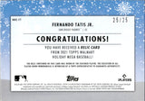 2021 Fernando Tatis Topps Walmart HOLIDAY GREEN BAT 25/25 RELIC #WRC-FT San Diego Padres