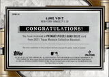 2021 Luke Voit Topps Museum QUAD PATCH JERSEY 24/25 RELIC #SPQR-LV New York Yankees