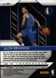 2018-19 Jalen Brunson Panini Prizm ROOKIE RC #250 Dallas Mavericks 8