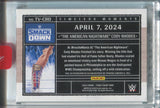 2024 "The American Nightmare" Cody Rhodes Panini Three Count WWE BLUE TIMELESS MOMENTS AUTO 09/49 AUTOGRAPH #TV-CRD Friday Night Smackdown