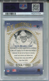 2002 Tom Brady Donruss Gridiron Kings DK ORIGINALS 0244/1000 PSA 7 #DK-4 New England Patriots 4159