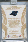 2025 Tetairoa McMillan Panini Flawless ROOKIE HOLO GOLD PATCH 21/25 RELIC RC #RP-TMN Carolina Panthers