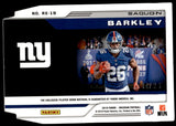 2018 Saquon Barkley Panini Obsidian ROOKIE ERUPTION JUMBO PATCH 14/25 RELIC RC #RE-19 New York Giants