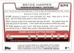 2012 Bryce Harper Bowman Chrome PROSPECT #BCP10 Washington Nationals