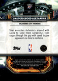 2025-26 Shai Gilgeous-Alexander Topps Cosmic Chrome EXTRATERRESTRIAL TALENT PURPLE NEBULA REFRACTOR 067/150 #ET-1 Oklahoma City Thunder MVP