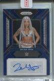 2024 Zelina Vega Panini Prizm BLUE SENSATIONAL SIGNATURES AUTO 37/49 AUTOGRAPH #SS-ZEL Friday Night Smackdown