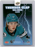 2024-25 Will Smith Upper Deck Fleer Ultra THUNDER CLAP #4 San Jose Sharks 1