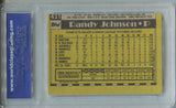 1990 Randy Johnson Topps BLANK FRONT ERROR WCG 10 #431 Seattle Mariners HOF 9520
