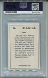 1977 Ki Aldrich Touchdown Club PSA/DNA AUTO AUTOGRAPH #16 Washington Redskins 0547