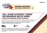 2024 Jaison Chourio Bowman's Best ROOKIE BLUE REFRACTOR FUTURES GAME JERSEY AUTO 120/150 AUTOGRAPH RELIC #FGRA-JC Cleveland Guardians